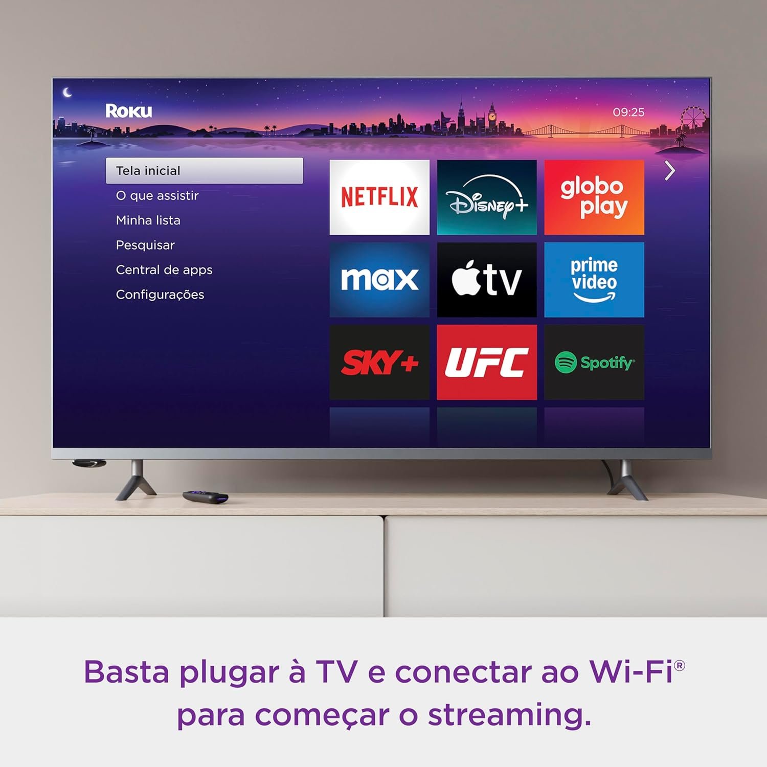 Imagem de Roku Express | Dispositivo de Streaming para TV HD/Full HD com Compatibilidade com Alexa, Siri e Google - Inclui Cabo HDMI Premium - fragrância árabe