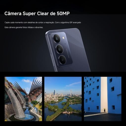 Imagem de Smartphone Realme C75x 256GB com 8GB de RAM - Cor Azul - fragrância árabe