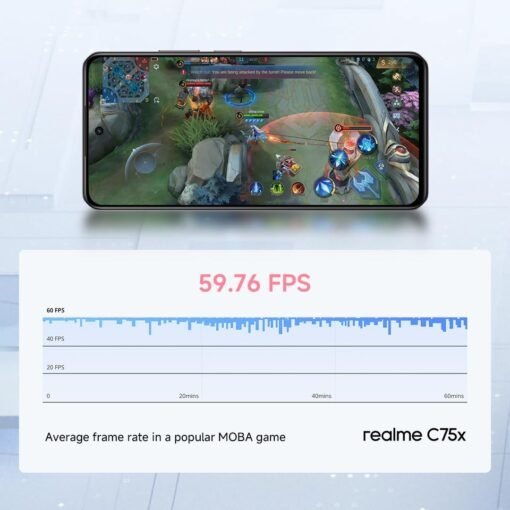 Imagem de Smartphone Realme C75x Rosa com 256GB e 8GB de RAM - fragrância árabe
