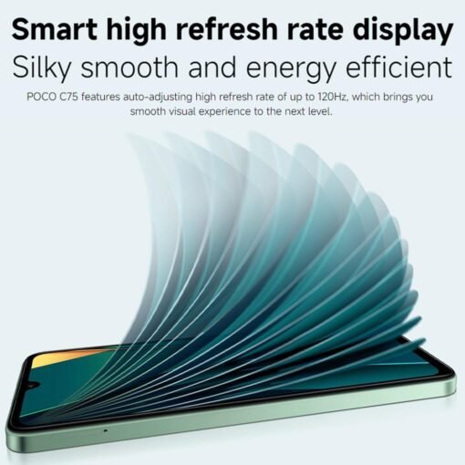 Imagem de Smartphone Xiaomi POCO C75 4G - 128GB/256GB - Tela de 6,88'' 120Hz - RAM 6GB - Bateria de 5160mAh - Processador Mediatek Helio G85 - Câmera de 50MP (Dourado) - fragrância árabe