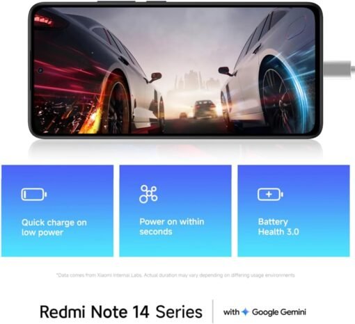 Imagem de Smartphone Xiaomi Redmi Note 14 5G NFC Preto Midnight Black - fragrância árabe