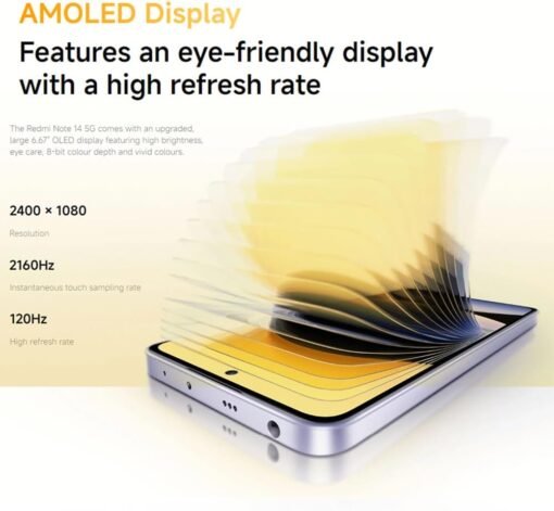 Imagem de Smartphone Xiaomi Redmi Note 14 5G NFC Preto Midnight Black - fragrância árabe