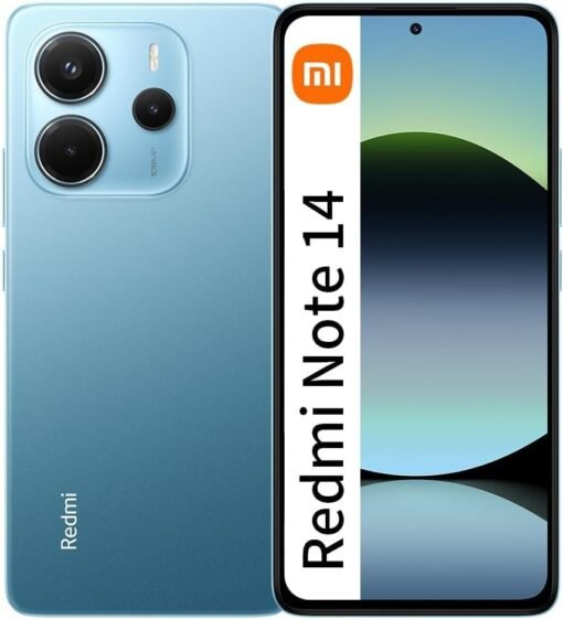 Imagem de Smartphone Xiaomi Redmi Note 14 Azul Oceano (Azul) com 8GB de RAM e 256GB de Armazenamento - fragrância árabe