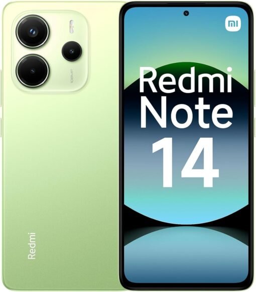 Imagem de Smartphone Xiaomi Redmi Note 14 Verde Limão com 8GB de RAM e 256GB de Armazenamento - fragrância árabe