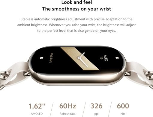 Imagem de Xiaomi Mi Band 8 - Versão Global (Ouro) - fragrância árabe