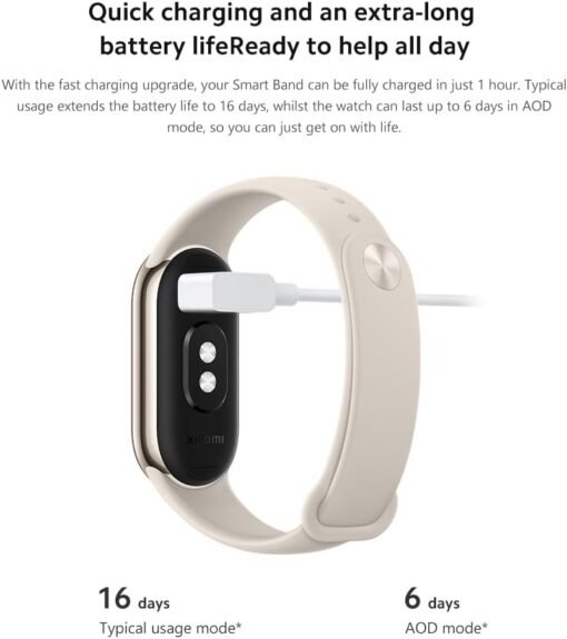 Imagem de Xiaomi Mi Band 8 - Versão Global (Ouro) - fragrância árabe