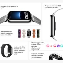 Imagem de Xiaomi Mi Smart Band 8 Pro - Versão Global (Preto) - fragrância árabe
